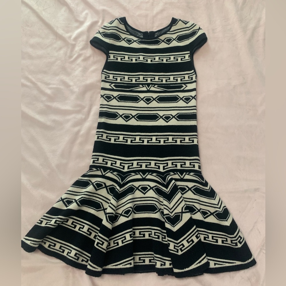 Alice + Olivia drop waist mini dress